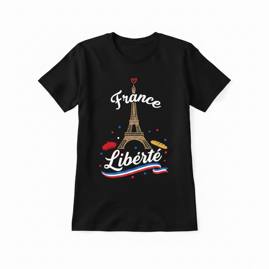 T-shirt Pur Français Liberté — Fierté Française & Style Authentique | Vdpcréations