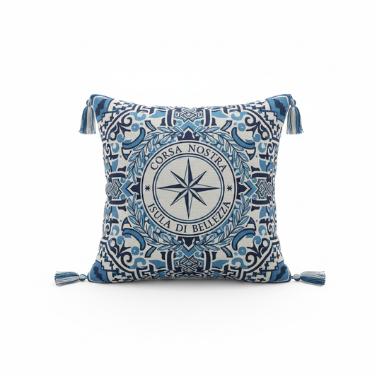 Coussin méditerranée Corse VDP Créations