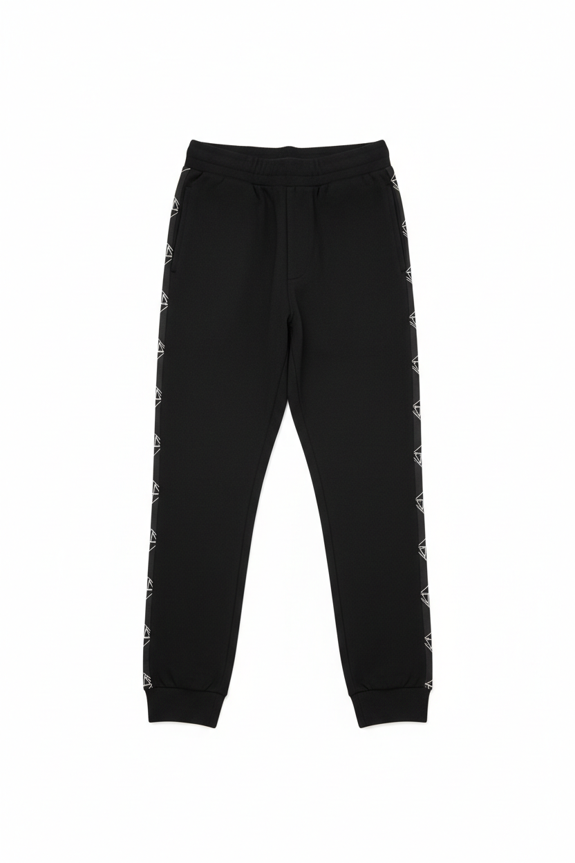 Pantalon Survêtement Noir Streetwear