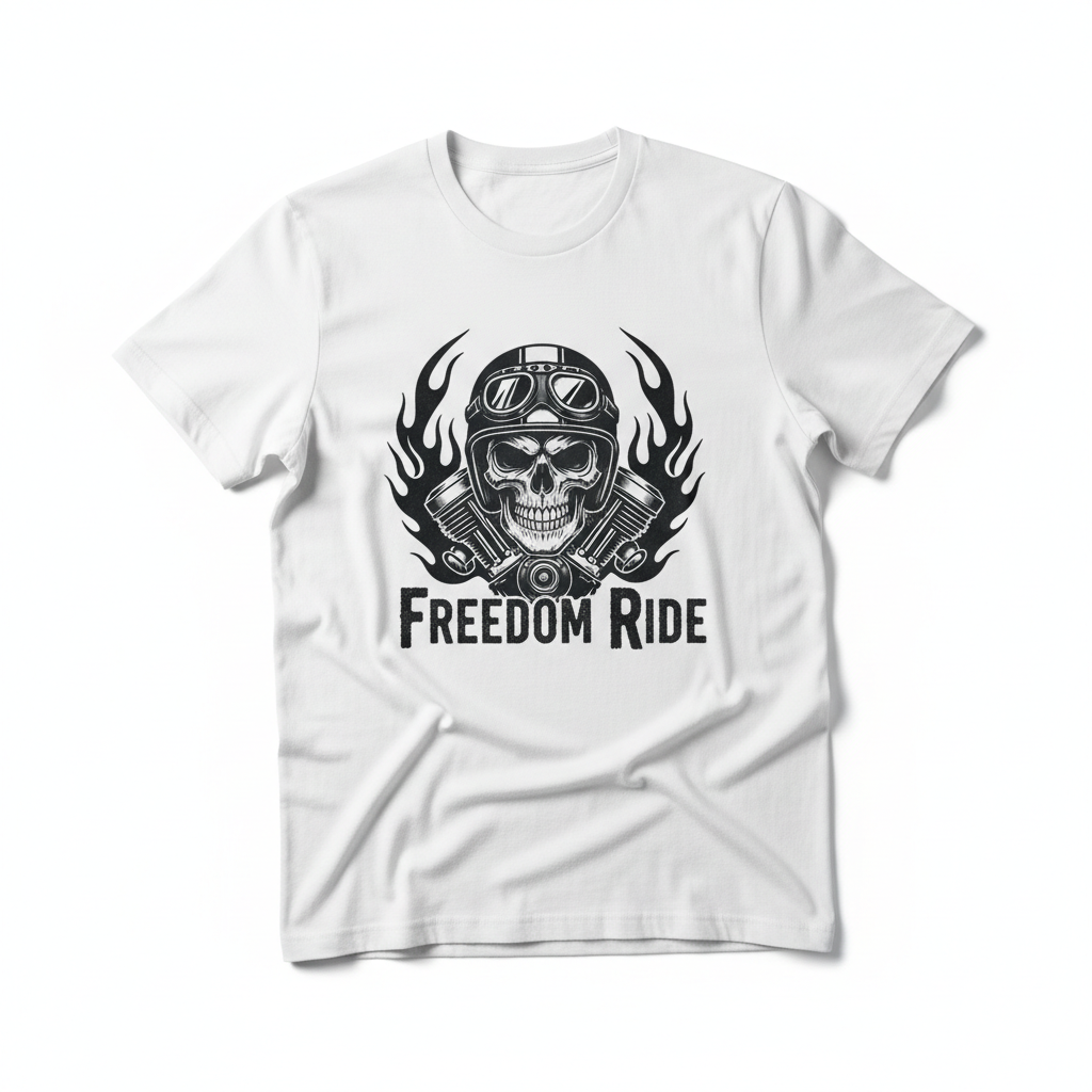 T-shirt Biker