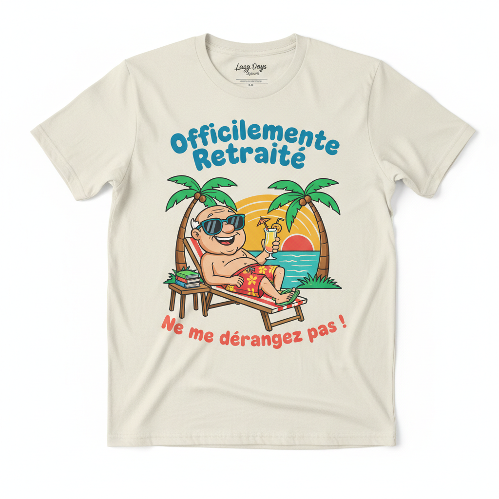 T-shirt Retraité